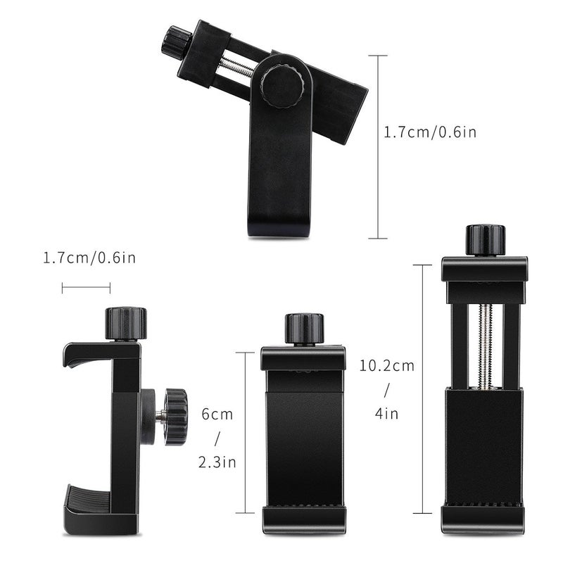 AFAITH Cell Phone Tripod Mount with Remote, Phone Holder Adapter Selfie Monopod with Adjustable Clamp for iPhone 16 15 14 13 12 11 Max Pro Phone X XR Xs 6 7 8 P,Samsung - Image 2